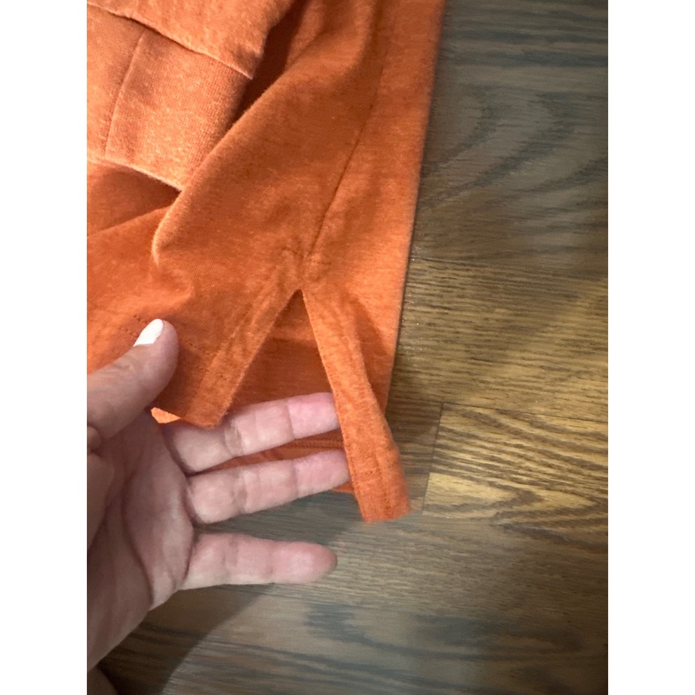 Turtleson Sunday Polo Mens XXL Burnt Orange Long Sleeve Longhorn Golf Club Cotto - Picture 5 of 10